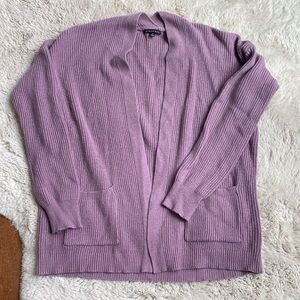 Women's Purple Cardigan Sweater